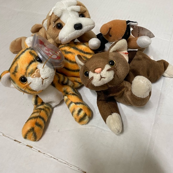 Lot of 4 TY Bennie Babies - Picture 8 of 8